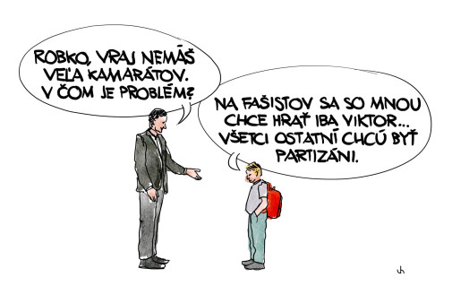 Robko sa stazuje dnes oteckovi